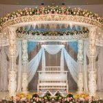 Fantastic Wedding Event Crystal Lotus Mandap