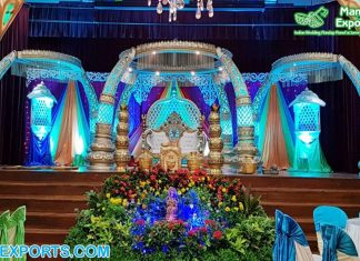Glorious South Indian Marriage Mandap Setup