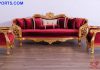 Gold Finish Royal look Livingroom Furniture