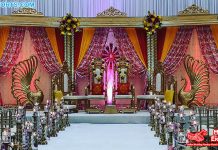 Gorgeous Indian Wedding Open Mandap Stage