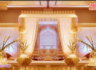 Gorgeous Roman Pillars Decorative Wedding Mandap