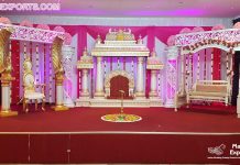 Grand Manavarai Design Wedding Mandap & Stage