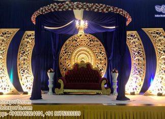 Grand Medallion Wedding Ceremony Stage