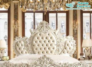 Luxury Baroque Style Home Bedroom Furniture