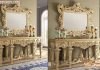 Luxury Console Table and Mirror For Bedroom Luxury Console Table and Mirror For Bedroom