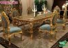 Luxury Hand Carving Dining Table Set