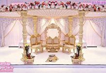 Marvelous Gujarati Wedding Occasion Mandap Set