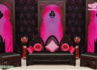 Muslim Nikah Antique Hand Carved Sofa Set