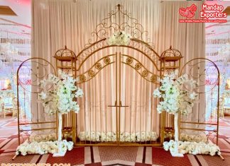 New Wedding Gate Style Metal Arch Decor New Wedding Gate Style Metal Arch Decor
