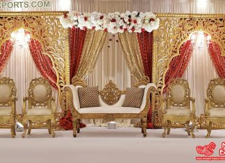 Royal Wedding Bridal Sofa Chairs Set