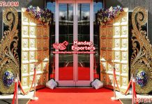 Stunning Indian Wedding Entrance Decor Props