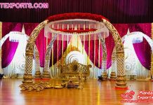 Traditional Vidhi Mandap for South Weddings