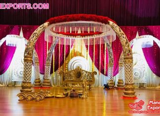 Traditional Vidhi Mandap for South Weddings