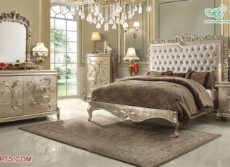 Antique White Queen Bedroom Furniture Set