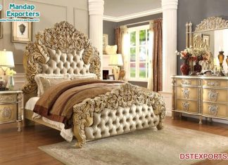 Baroque Style Home Bedroom Furniture Set