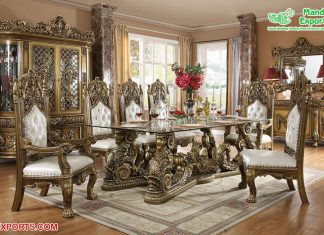 Beautiful Contemporary Handcrafted Dining Table Set