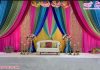 Beautiful Mehndi/Sangeet Stage Decoration Backdrops