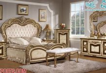 Classic Design Wooden Bedroom Furniture Set