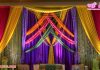 Fabulous Wedding Sangeet Stage Backdrop Curtains