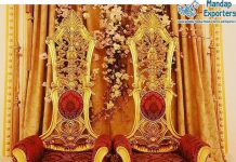 Fancy Bride & Groom Chairs For Wedding Stage Fancy Bride & Groom Chairs For Wedding Stage