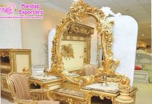 French Style Queen Dressing Table For Bedroom