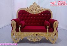 Glamorous Wedding Bride Groom Love Seat