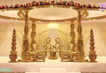 Grand Indian Wedding Peacock Wooden Mandap Grand Indian Wedding Peacock Wooden Mandap