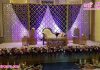 Lovely Candle Back Walls For Reception Stage