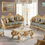 Luxurious European Style Living Room Sofa Set