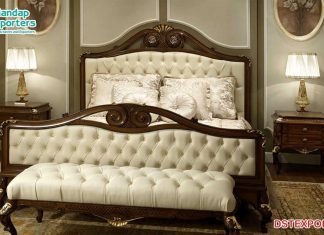 Premium Wooden Carved Bedroom Furniture For Sale