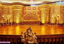 Tamil Wedding Theme Reception Stage Decor
