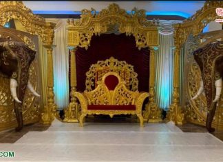 Trending Marwadi Wedding Stage Decoration