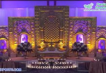 Trending Wedding Ceremony Backdrop Stage Setup