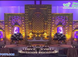 Trending Wedding Ceremony Backdrop Stage Setup