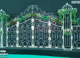 Wholesale Wrought Iron Wedding Arch Panel