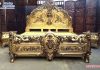 Deluxe King Size Teak Wood Bed With Nightstand