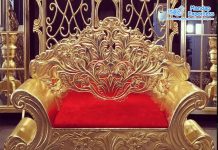 Designer Golden Look Bridegroom Wedding Sofa Designer Golden Look Bridegroom Wedding Sofa