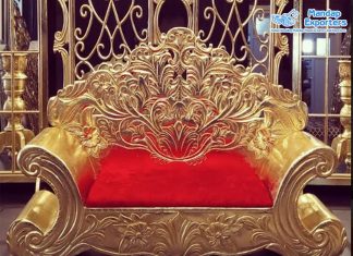 Designer Golden Look Bridegroom Wedding Sofa Designer Golden Look Bridegroom Wedding Sofa
