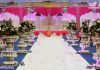 Designer South Wedding Crystal Lotus Mandap