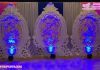 Designer Wedding Reception Stage Backdrop Panels