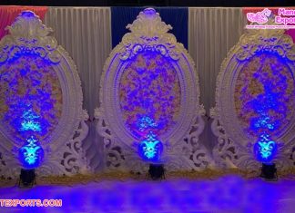 Designer Wedding Reception Stage Backdrop Panels