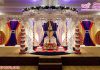 Elegant White Crystal Wedding Mandap Decor Elegant White Crystal Wedding Mandap Decor