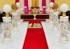 Hindu Wedding Event Aisle Pillar Decoration