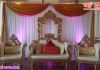 Indian Wedding Event Reception Stage Sofa Set