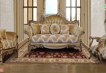 Luxury 7 Seater Drawing Room Furniture Set