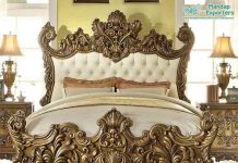 Royal Handmade Solid Wood King Bed