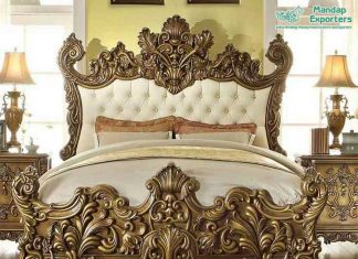 Royal Handmade Solid Wood King Bed