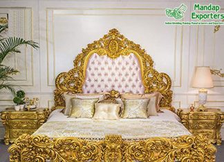 Traditional Double King Size Handmade Bed