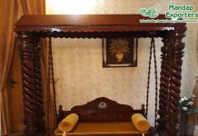Wholesale Solid Wood Home Decor Swing Jhula Wholesale Solid Wood Home Decor Swing Jhula