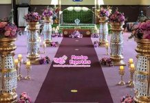Bottle Style Pillars For Wedding Walkway Decoration